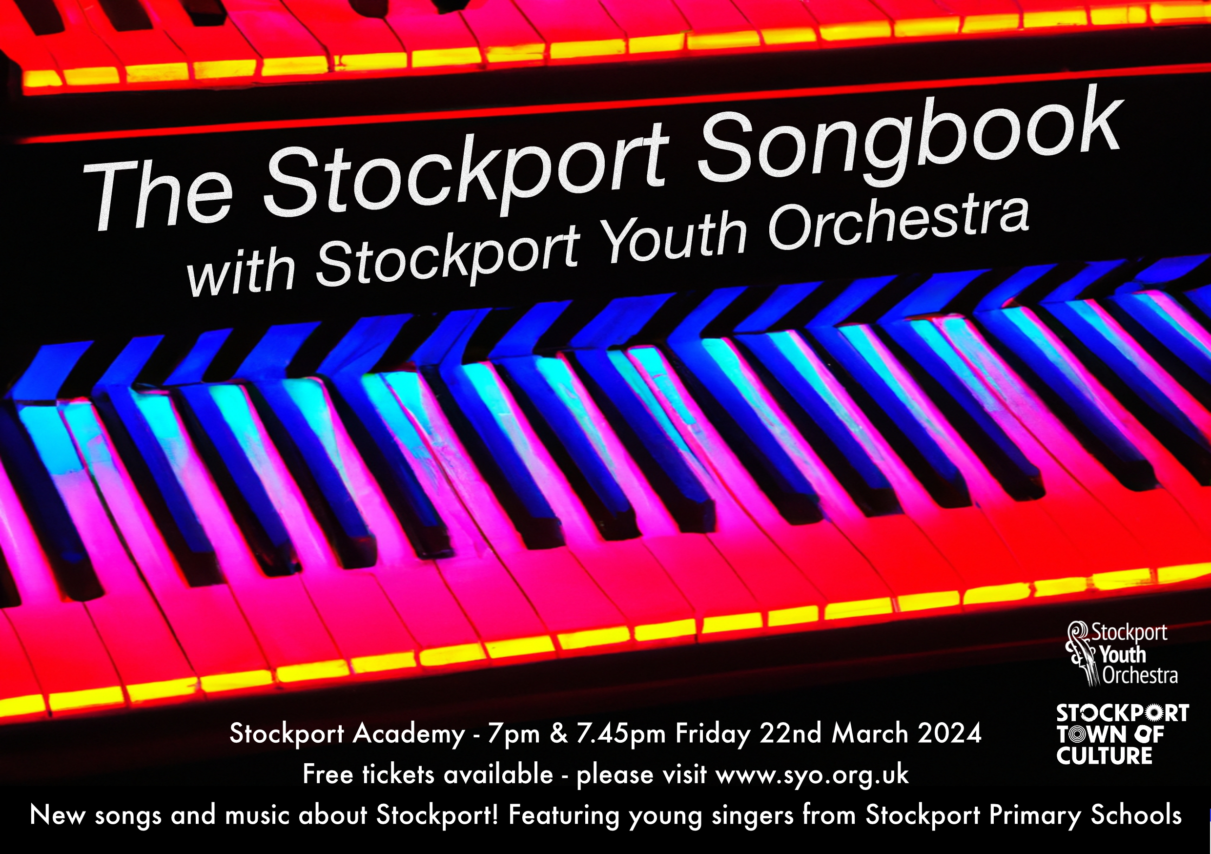 SYO Songbook concert poster